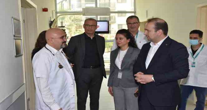 Aydın İl Sağlık Müdürü Şenkul Kuşadası’ndaki sağlık çalışmalarını yerinde inceledi