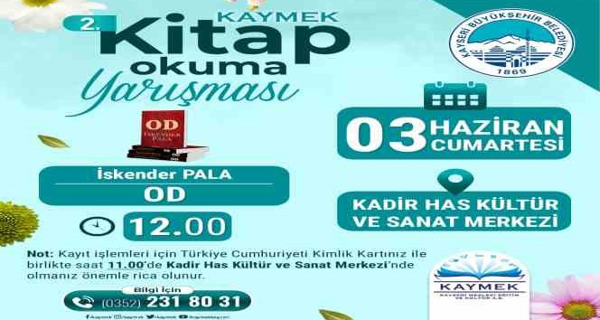 Büyükşehir’in kitap okuma yarışması 3 Haziran’da yapılacak