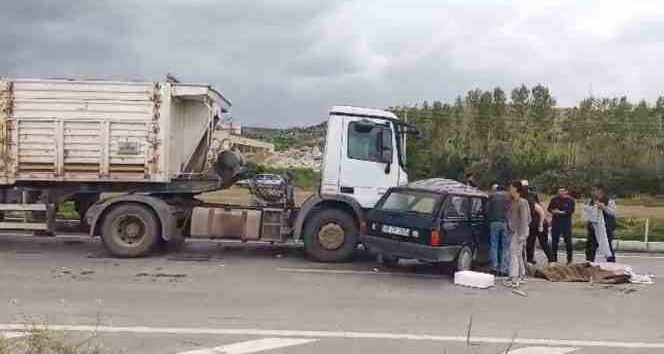 Isparta’da tır ile otomobil çarpıştı: 1 ölü