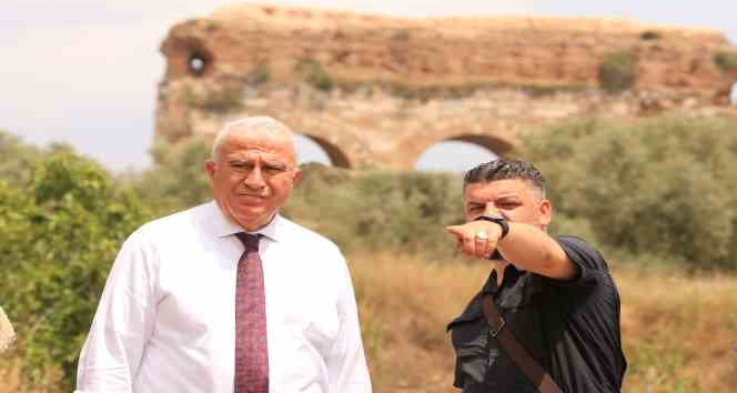 Başkan Atay, Tralleis’teki çalışmaları yerinde inceledi