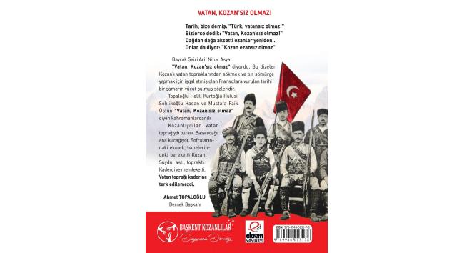 Başkent Kozanlılar Derneği’nden  “Kozan’dan Sivas’a 1919” kitabı