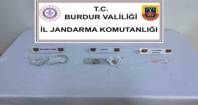 Burdur’da 34 gram uyuşturucu ele geçirildi