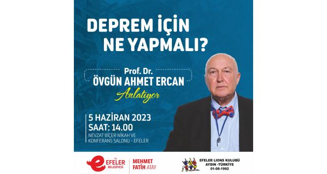 Efeler’de de deprem bilinci artıyor