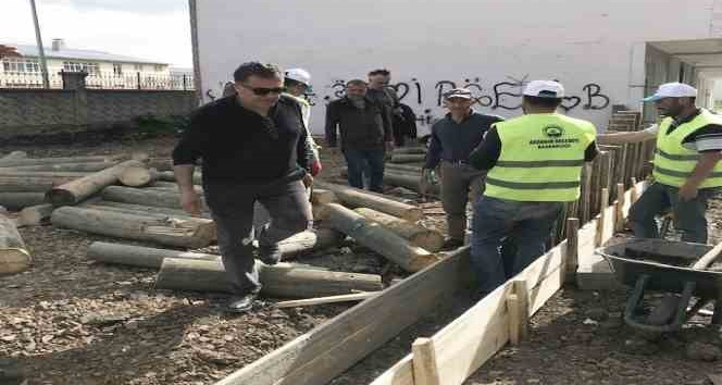 Ardahan Belediyesinin sosyal donatı yatırımları devam ediyor