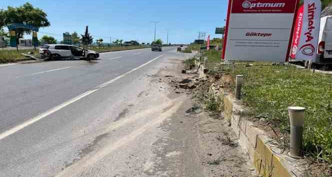 Kdz. Ereğli’de trafik kazası: 1 yaralı