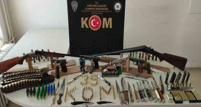 Kırklareli’nde silah kaçakçılığı operasyonu: 2 şüpheli tutuklandı