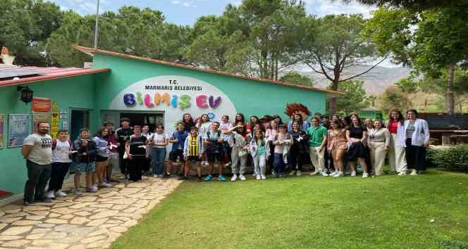 Marmaris Bilim Parkı yabancı öğrencileri ağırladı