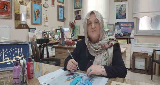 Gelin aynaları cam altı boyama sanatına konu oldu