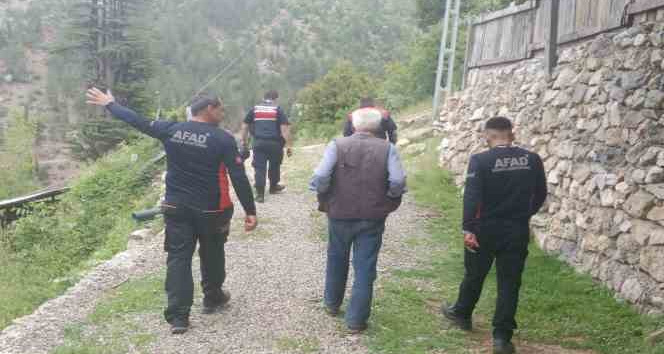 Karaman’da kayıp şahıs için arama-kurtarma çalışması başlatıldı