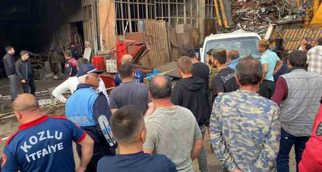 Zonguldak’ta hurda dükkanında patlama: 1 ölü