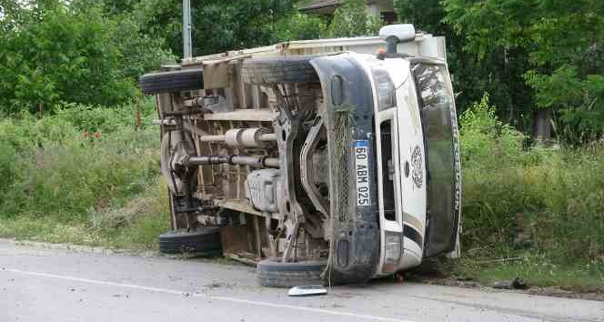 Tokat’ta trafik kazası: 1 yaralı