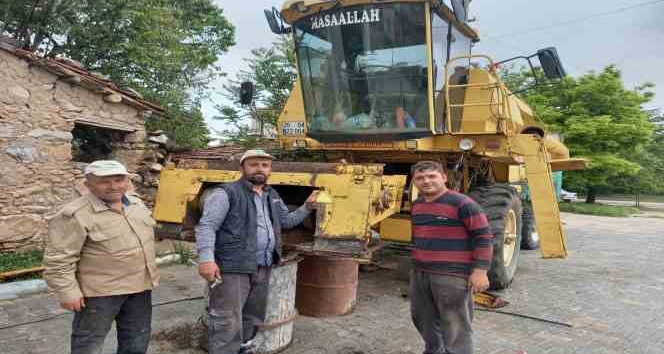 Günyüzü’nde hasat hazırlığı başladı