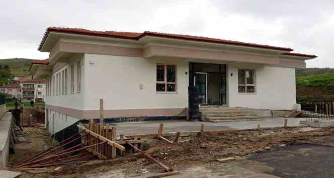 Bozüyük’te yapımı devam eden cemevinde sona gelindi