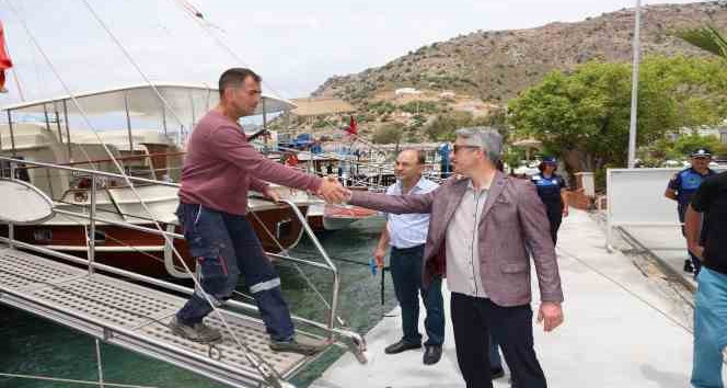 Başkan Oktay, Selimiye ve Bozburun’da incelemelerde bulundu