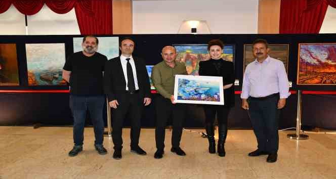 Altınova Uluslararası İpekyolu Resim Sergisi açıldı