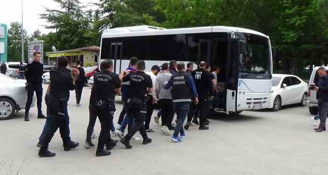 Karaman’daki uyuşturucu operasyonunda 12 tutuklama