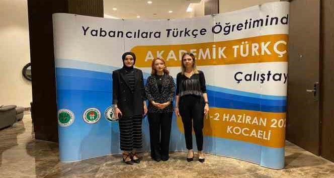 ÇAKÜ akademisyenleri “Yabancılara Türkçe Öğretiminde Akademik Türkçe Çalıştayı”na katıldı