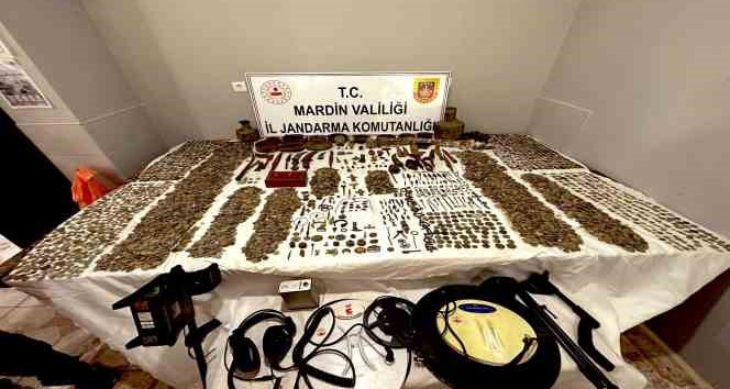 Mardin’de 22 bin 265 adet tarihi eserle yakalanan şüpheli tutuklandı