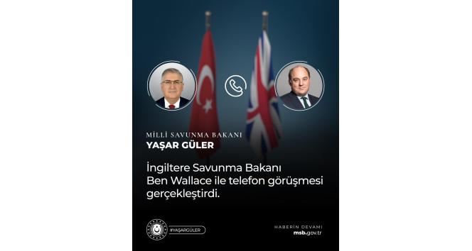 Milli Savunma Bakanı Güler, İngiltere Savunma Bakanı Wallace ile görüştü