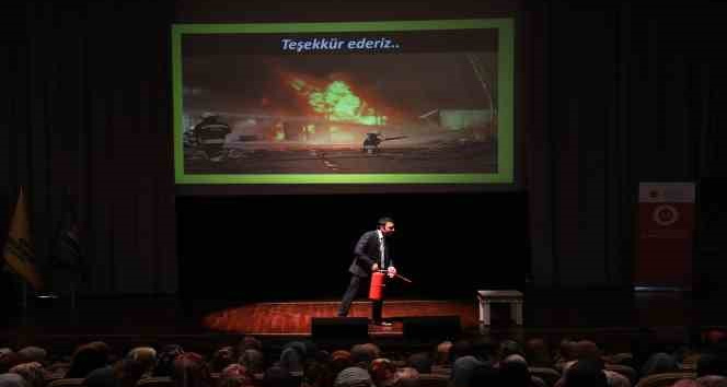 Konya Büyükşehir İtfaiyesi’nde Kur’an kursu öğreticilerine “Yangın ve İlkyardım ” semineri