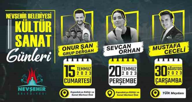 Nevşehir Belediyesi yaz konserleri Temmuz ayında başlıyor