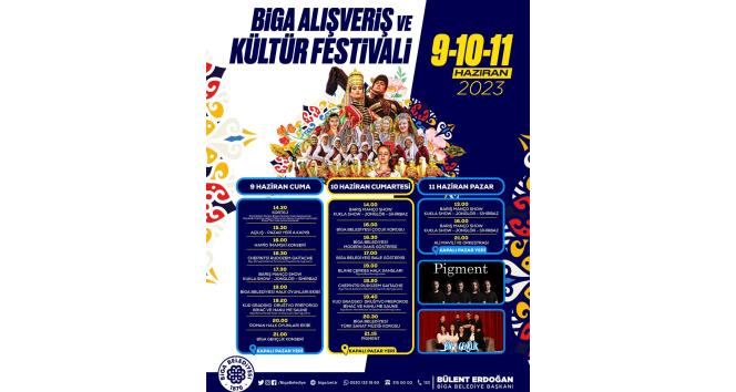 Biga Alışveriş ve Kültür Festivali başlıyor