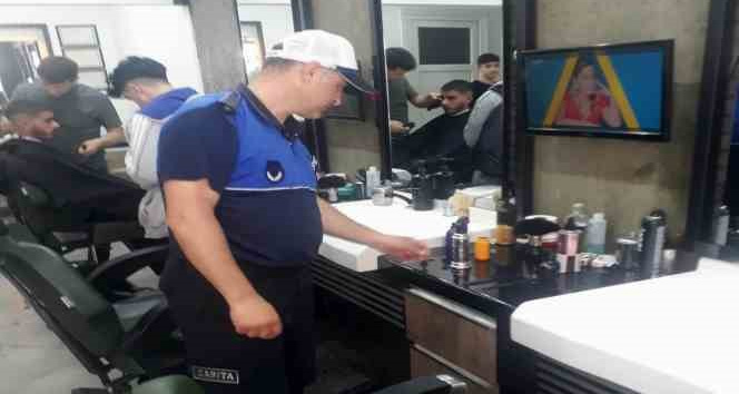 Altınova’da berberler denetlendi