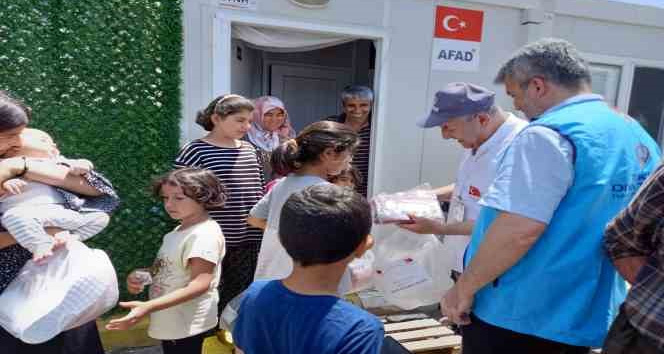Camiler arası kardeşlik ile çocukların yüzü güldü