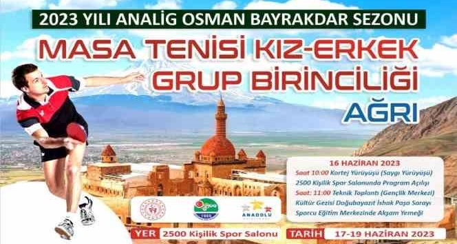 ANALİG Grup Müsabakaları Ağrı’da yapılacak
