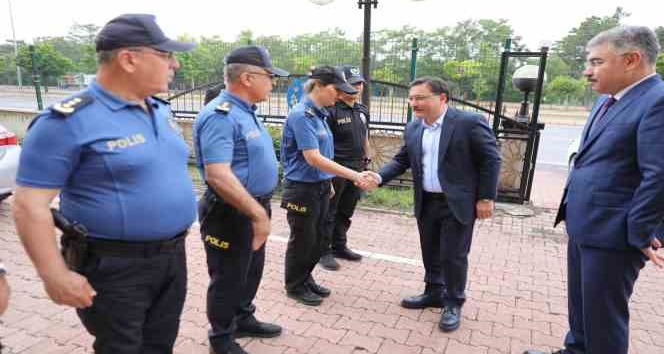 Vali Çiçek’ten İl Emniyet Müdürlüğü’ne ziyaret