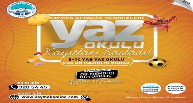 Büyükşehir KAYMEK yaz okulu ve LGS ön hazırlık kurs kayıtları sürüyor