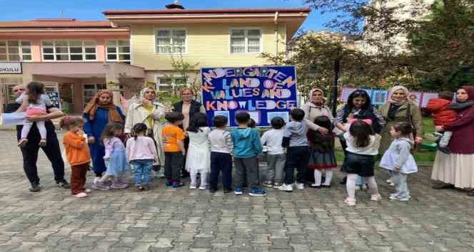 Çukurçayır Anaokulu e-twining proje sergisine ilgi