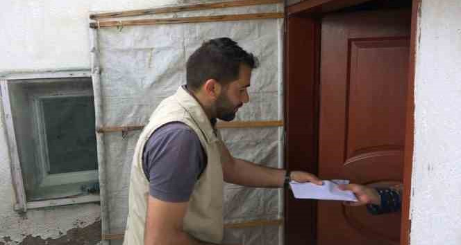 Kampanya ile toplanan para aileye teslim edildi