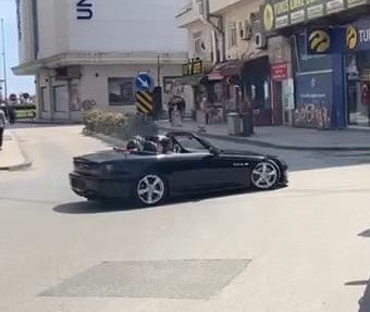 Ordu’da otomobiliyle drift yapan sürücüye 72 bin TL ceza