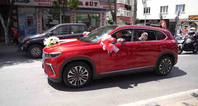 Bayrampaşa’da sünnet olan çocuklara TOGG’lu konvoy sürprizi