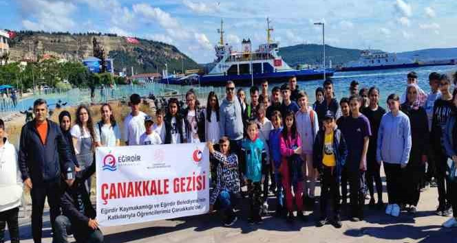 Depremzede öğrenciler, Çanakkale gezisinden döndü