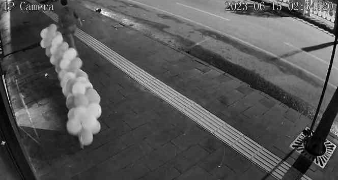 Bu da ’balon’ hırsızı