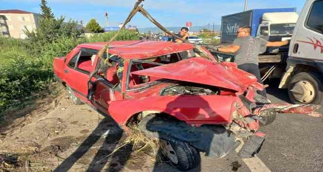 Kuyucak’ta trafik kazası: 2’si çocuk 4 yaralı
