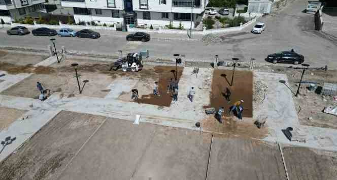 Güzelyurt Mahallesinde yeni park yapımı başladı