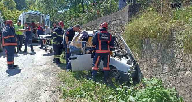 Ordu’da trafik kazası: 1 ölü, 1 yaralı