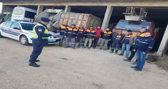 Jandarmadan trafik güvenliği eğitimi
