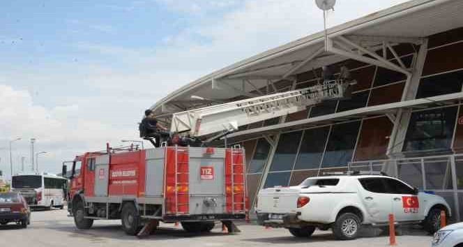 Bozüyük otogarında Kurban Bayramı öncesinde temizlik
