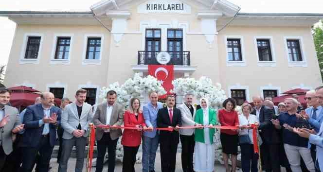 Tarihi Kırklareli Gar binasında restoran ve kadın kooperatifi satış noktası açıldı