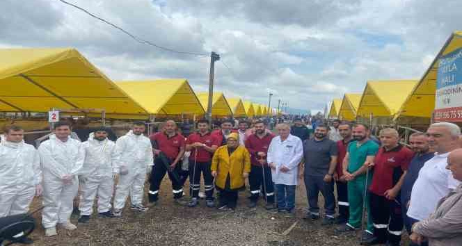 Sancaktepe kurban kesim alanı bayrama hazır