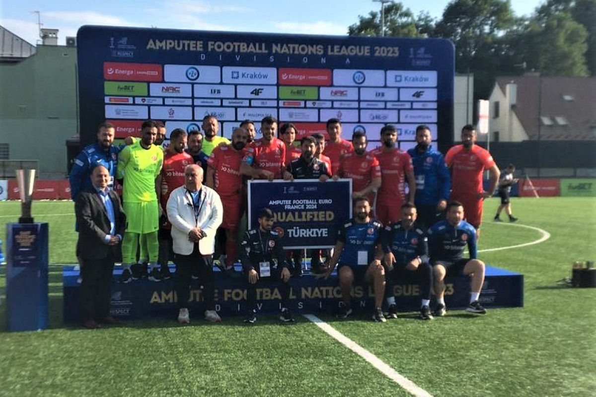 Ampute Futbol Uluslar A Ligi&#039;nde Türkiye ikinci oldu