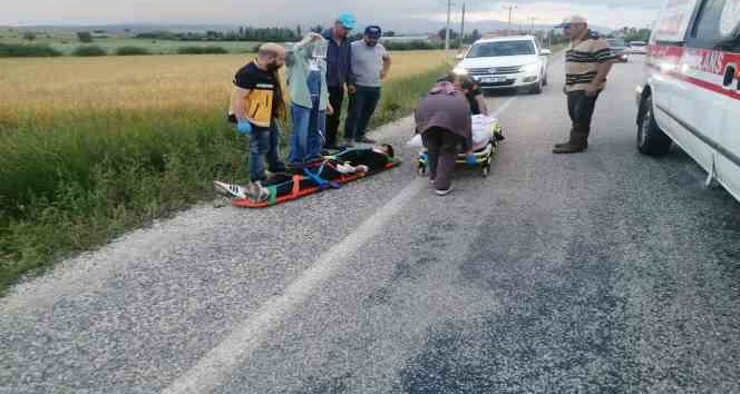 Motosikletler kafa kafaya çarpıştı: 4 yaralı