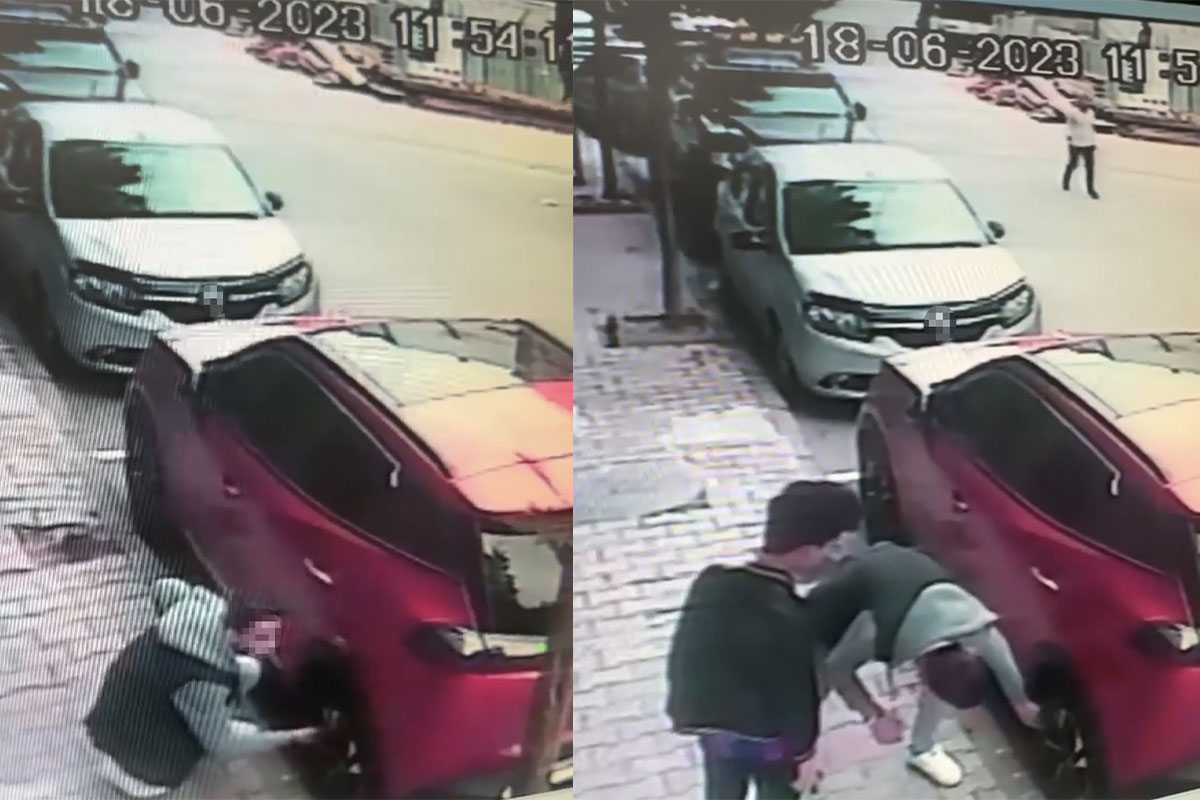 İstanbul’da ilginç hırsızlık kamerada: Sibop kapaklarını çaldılar