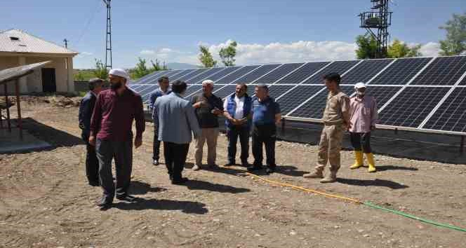 Erentepe Belediyesinin güneş enerjisi santralinin açılışı yapıldı