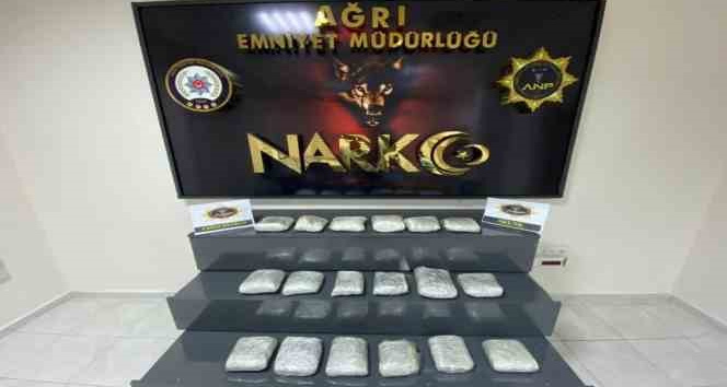 Ağrı’da 6 kilo 210 gram skunk ele geçirildi