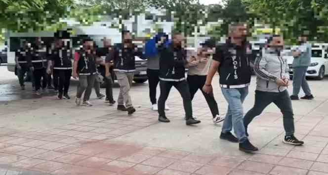 Ordu merkezli uyuşturucu operasyonunda 10 şüpheli tutuklandı